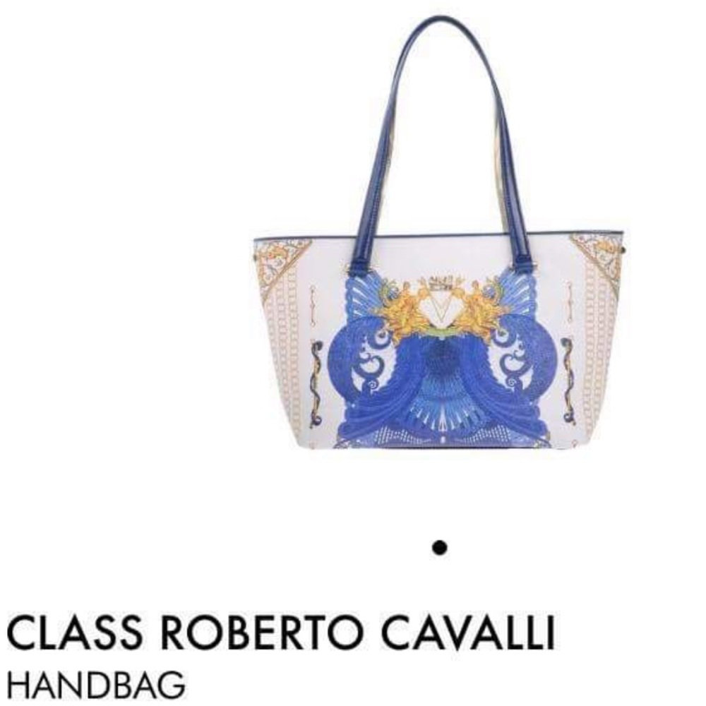 Class Roberto Cavalli Print Handbag